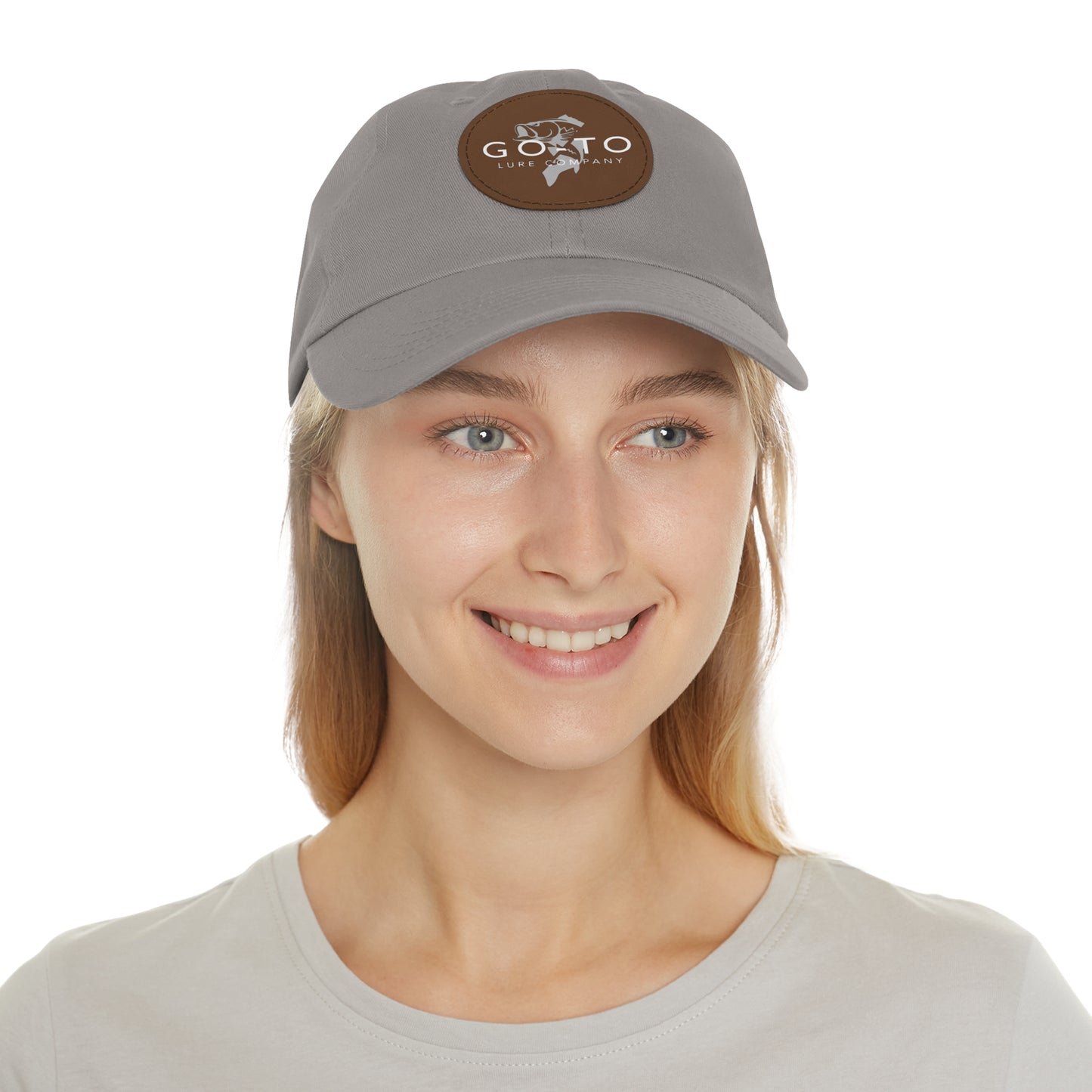Go To - Leather Patch Dad Hat | Fishing Adventure Cap