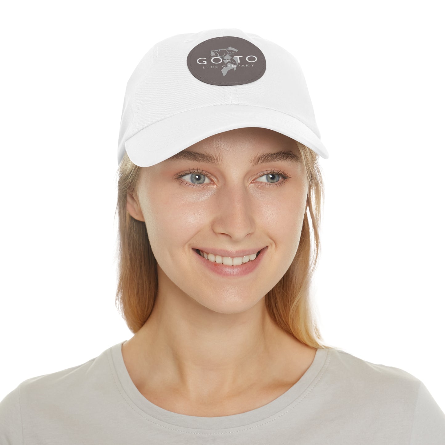 Go To - Leather Patch Dad Hat | Fishing Adventure Cap