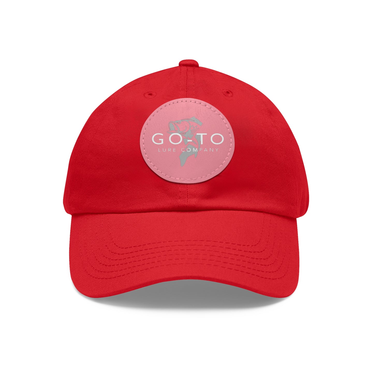 Go To - Leather Patch Dad Hat | Fishing Adventure Cap