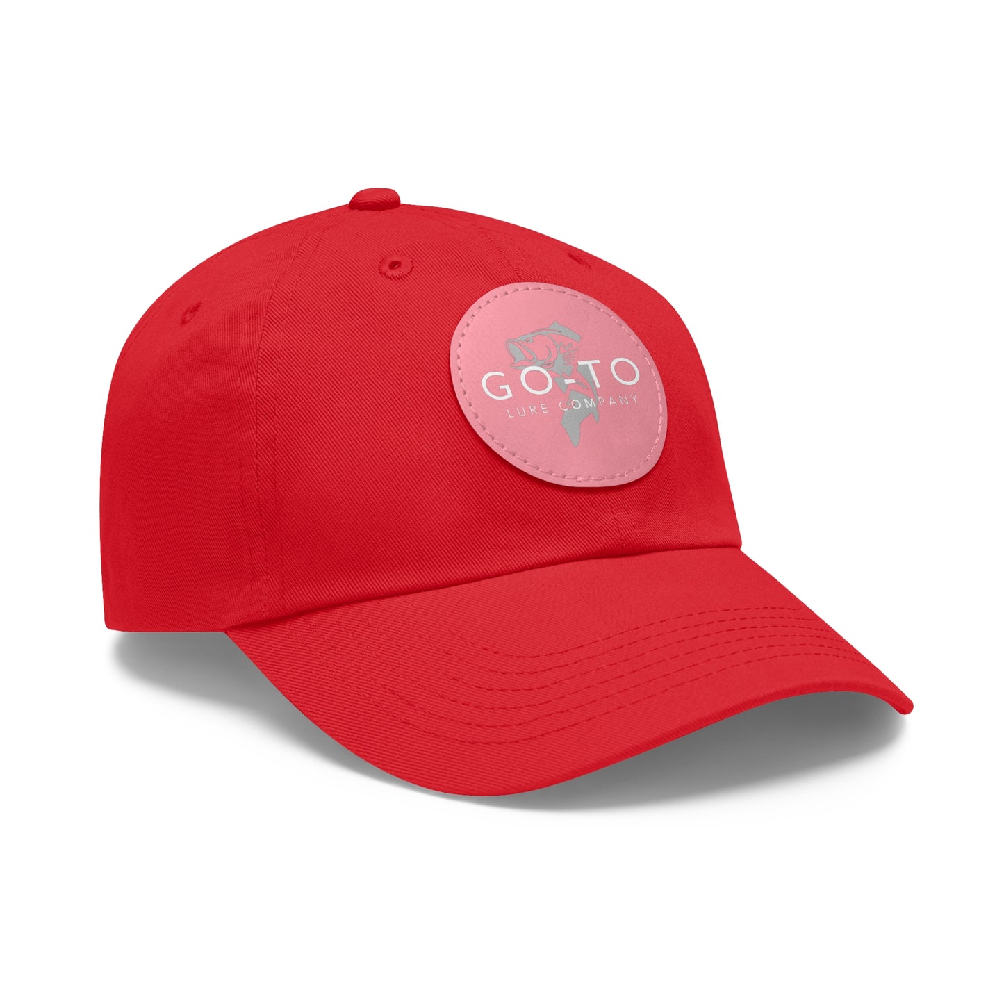 Go To - Leather Patch Dad Hat | Fishing Adventure Cap