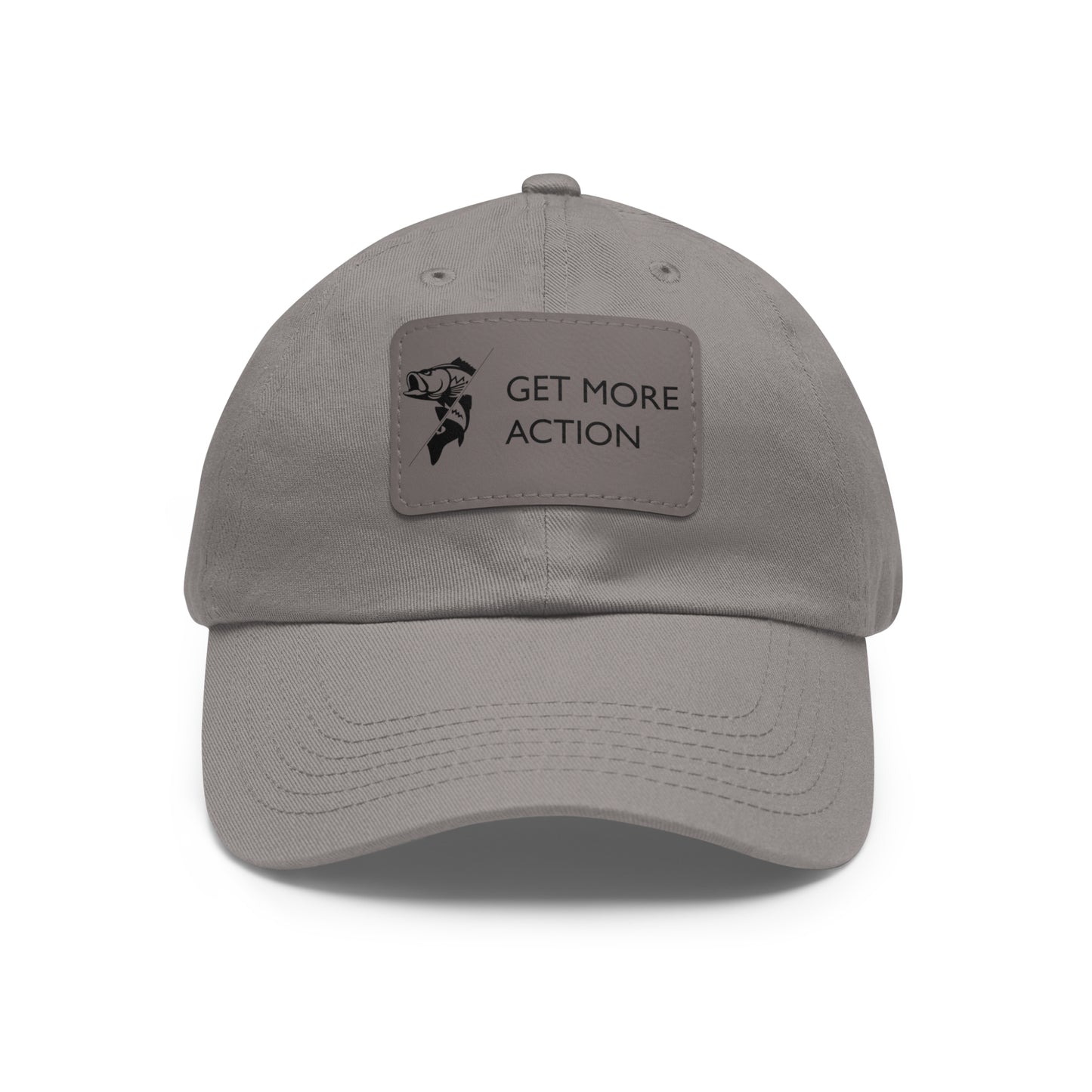 GET MORE ACTION Hat with Leather Patch (Rectangle)