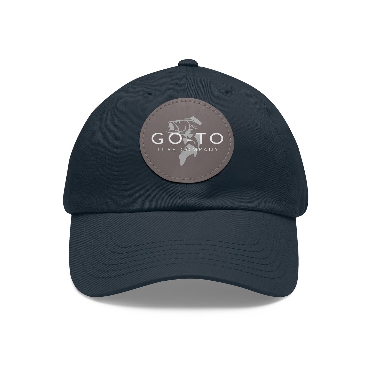 Go To - Leather Patch Dad Hat | Fishing Adventure Cap