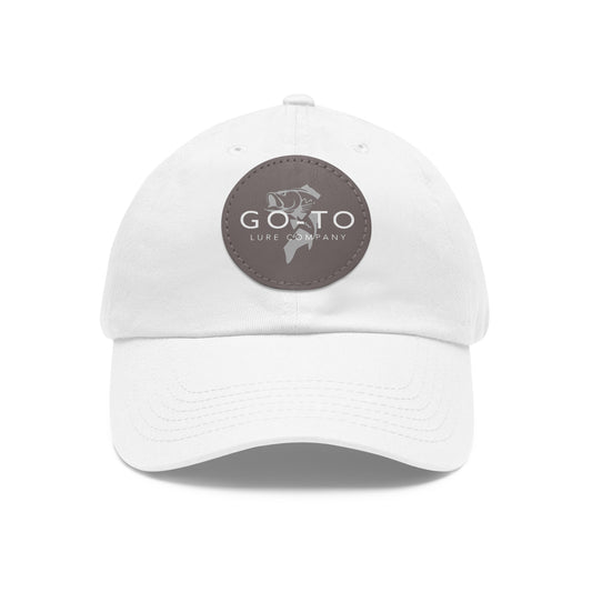 Go To - Leather Patch Dad Hat | Fishing Adventure Cap