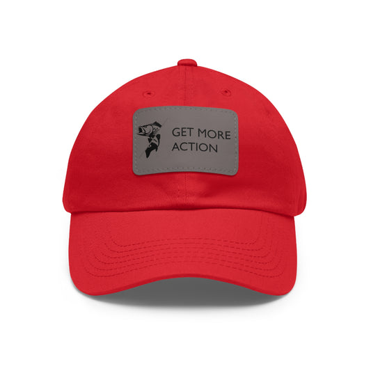 GET MORE ACTION Hat with Leather Patch (Rectangle)